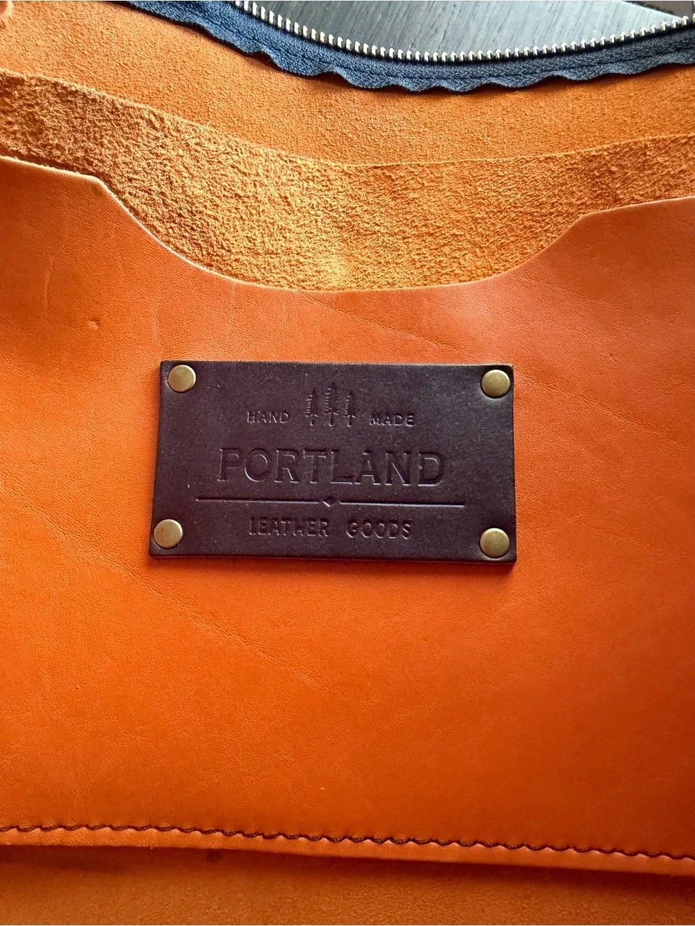 Portland Leather Satsuma Large Zip Tote